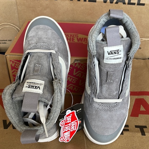 Vans Ultrarange Hi MTE Wool Frost Gray sneakers WMNS boots - Picture 13 of 16